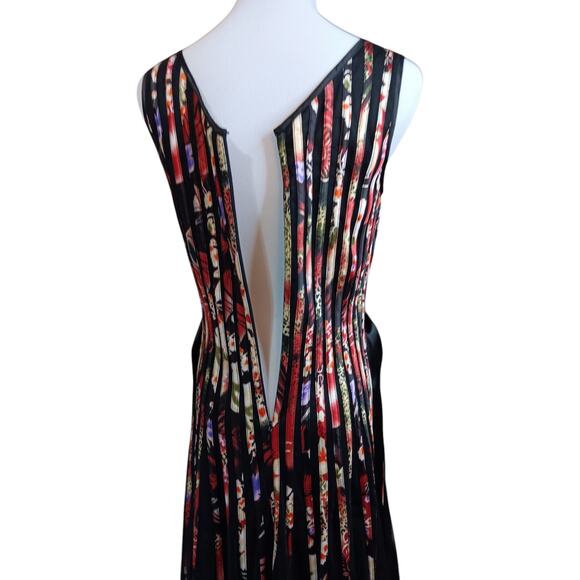 PAPILLON Midi Dress M (READ) Full Skirt Feminine Special Event Artsy Whimsigoth - Picture 9 of 15